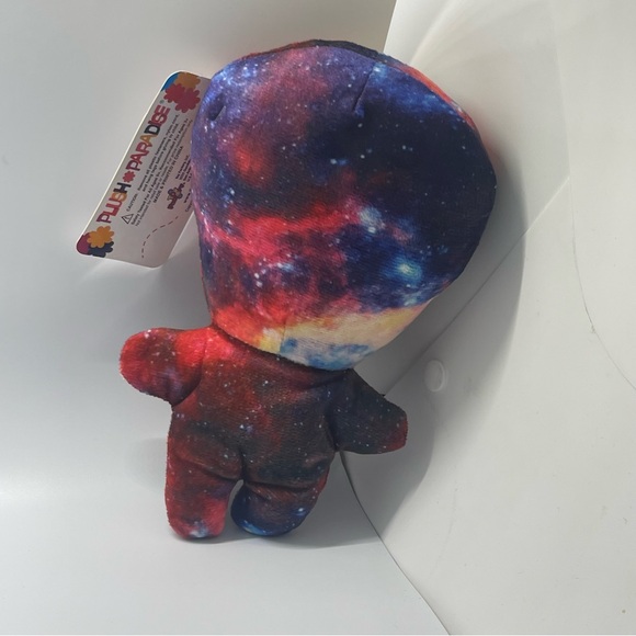 Alien Stuffed Plush Galaxy 8" Toy Factory Big Eyes Head 2018 Plush Paradise NWT - Picture 2 of 5